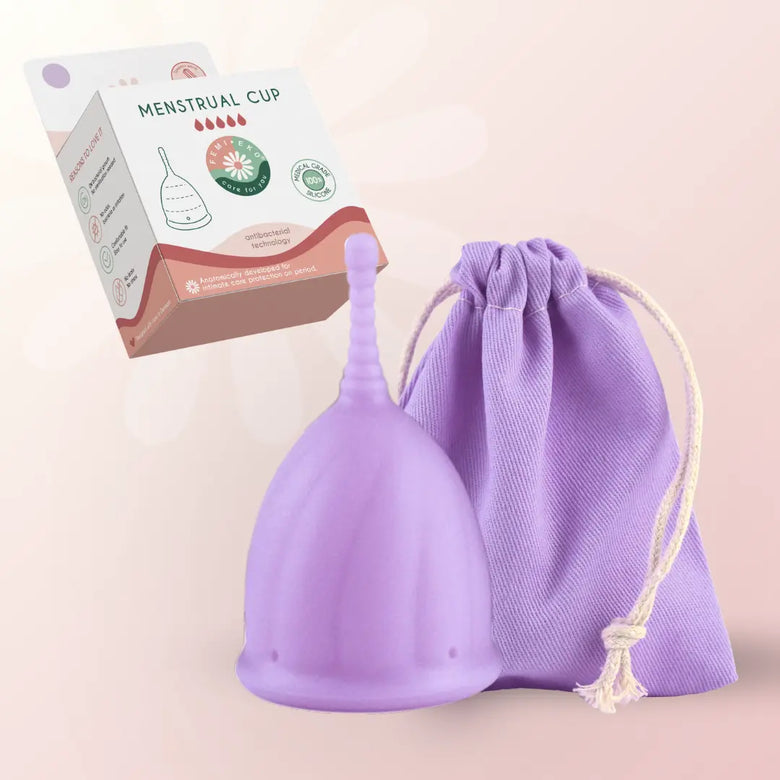 Cupă menstruală | tehnologie antibacteriană | mărimea S | Mov