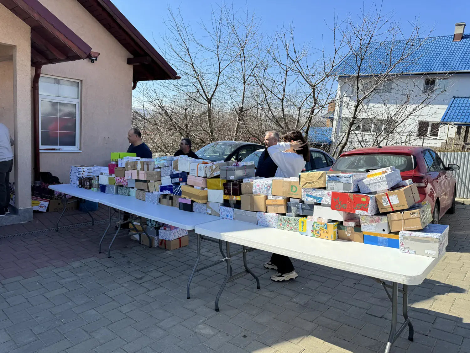 Pregătirea produselor în cadrul activității comunitare din Vaslui
