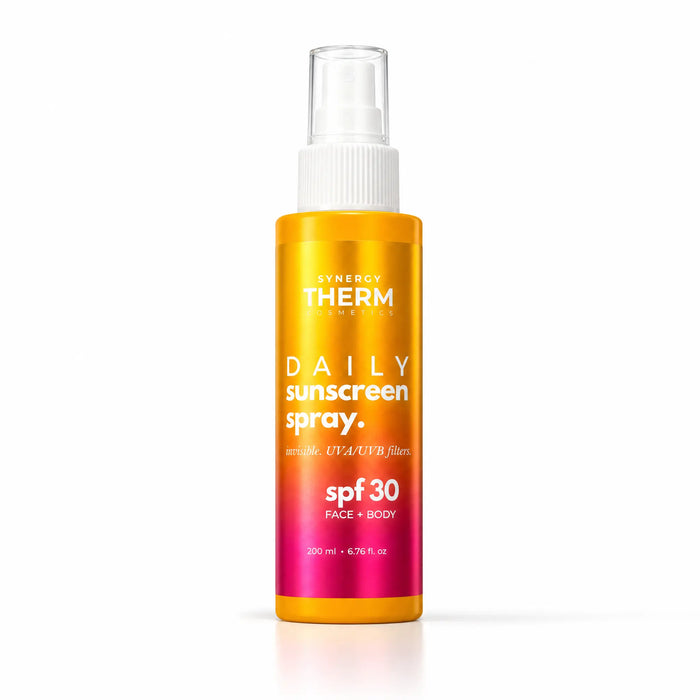 DAILY SUNSCREEN SPRAY SPF 30 — Protecție Solară Lejeră, UVA/UVB, 200 ml — FemiEko