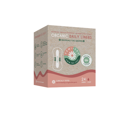 Absorbante zilnice din bumbac organic | 24 buc