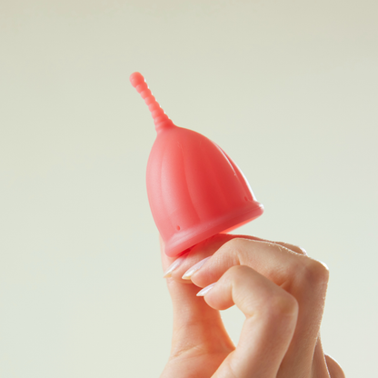 Cupă menstruala Safe & Aplicator | Roz