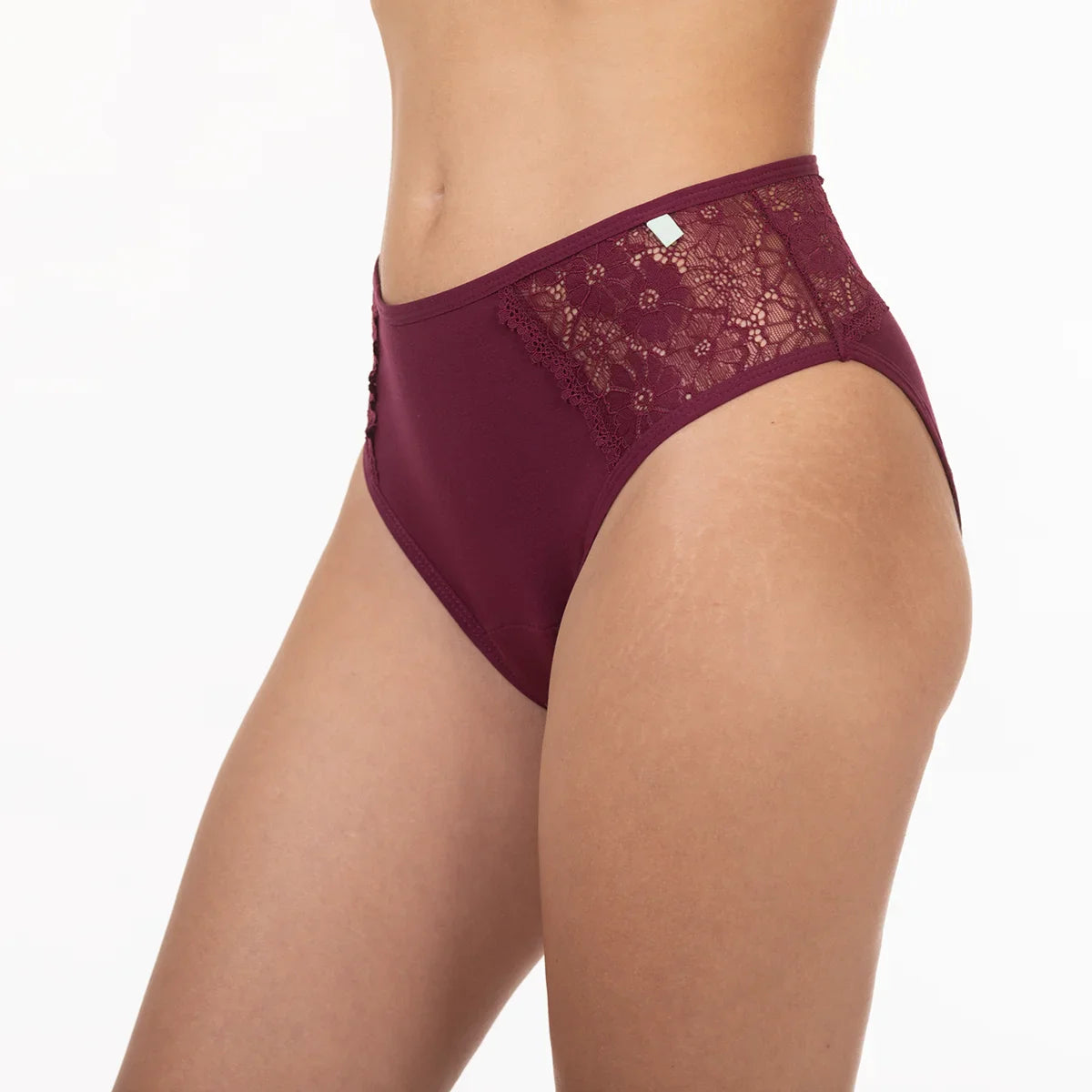 Chiloti menstruali confortabili cu dantela