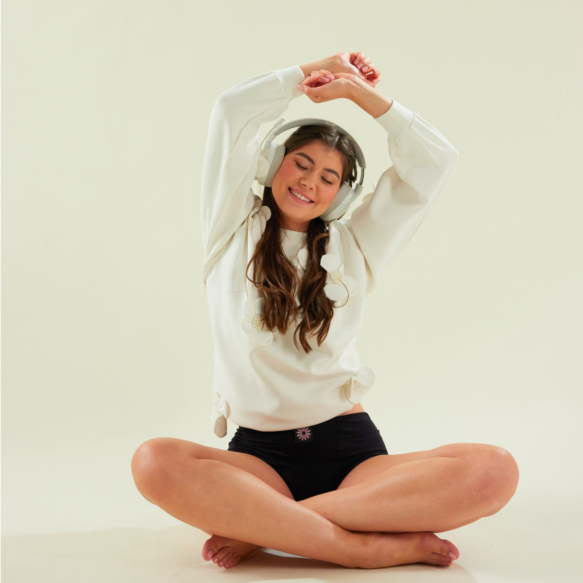Nora | Chiloți menstruali tip boxer | Negru