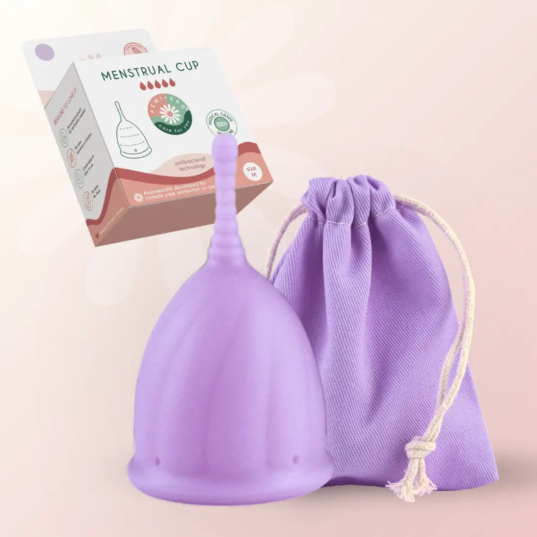 Cupă menstruală | tehnologie antibacteriană | mărimea M | Mov