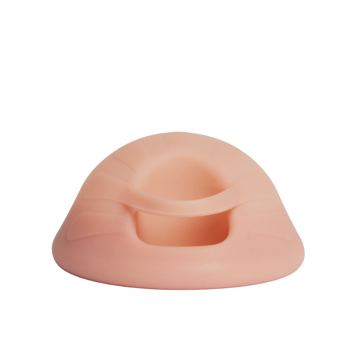 Disc menstrual antibacterian Femi.Eko®, roz, model Delicate cu inel de extragere