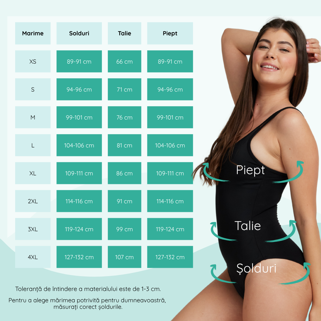 Scarlett | Costum de baie menstrual | Negru