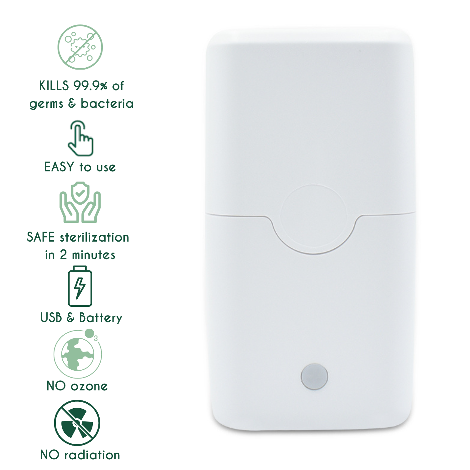 Sterilizator uv disc menstrual