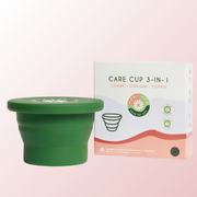 recipient pentru sterilizare femieko din silicon alimentar, pentru cupa menstruala si disc menstrual