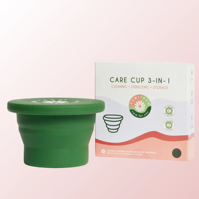 Sterilizator din silicon, Verde — FemiEko