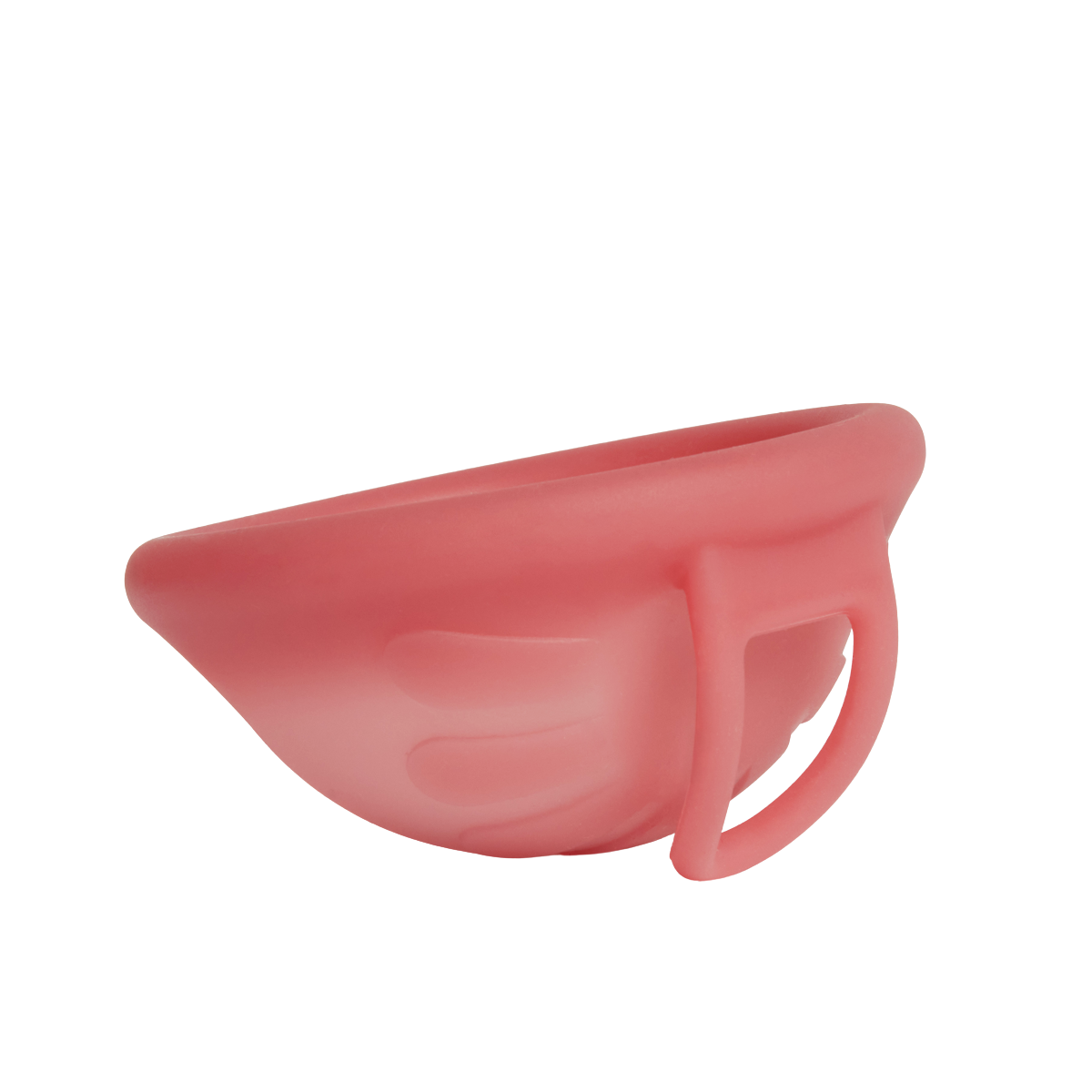 Disc menstrual antibacterian Femi.Eko®, moale și flexibil, varianta roz