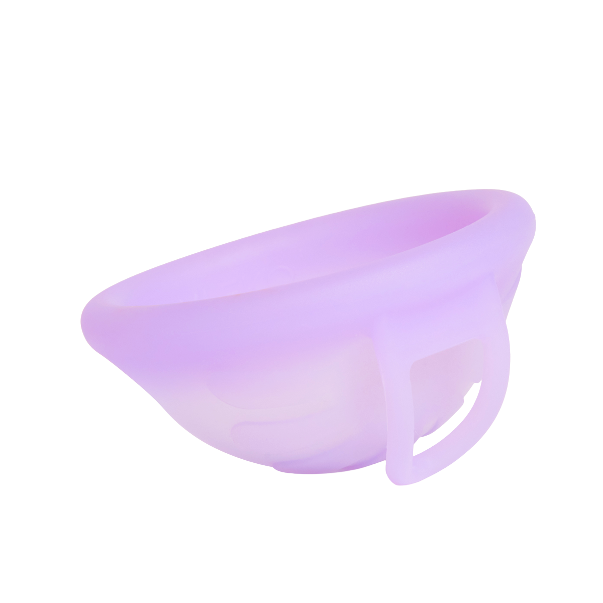 Femi.Eko® Soft – disc menstrual flexibil, igienic și ușor de folosit, culoare mov