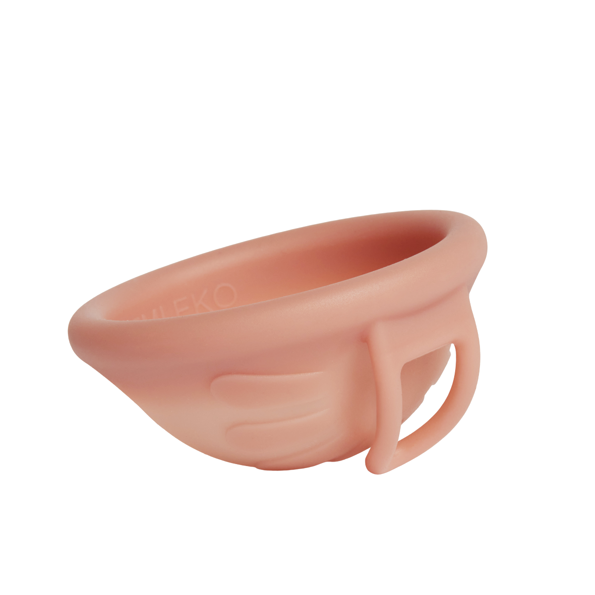 Universal – disc menstrual Femi.Eko®, roz, cu inel de extragere ușor de utilizat

