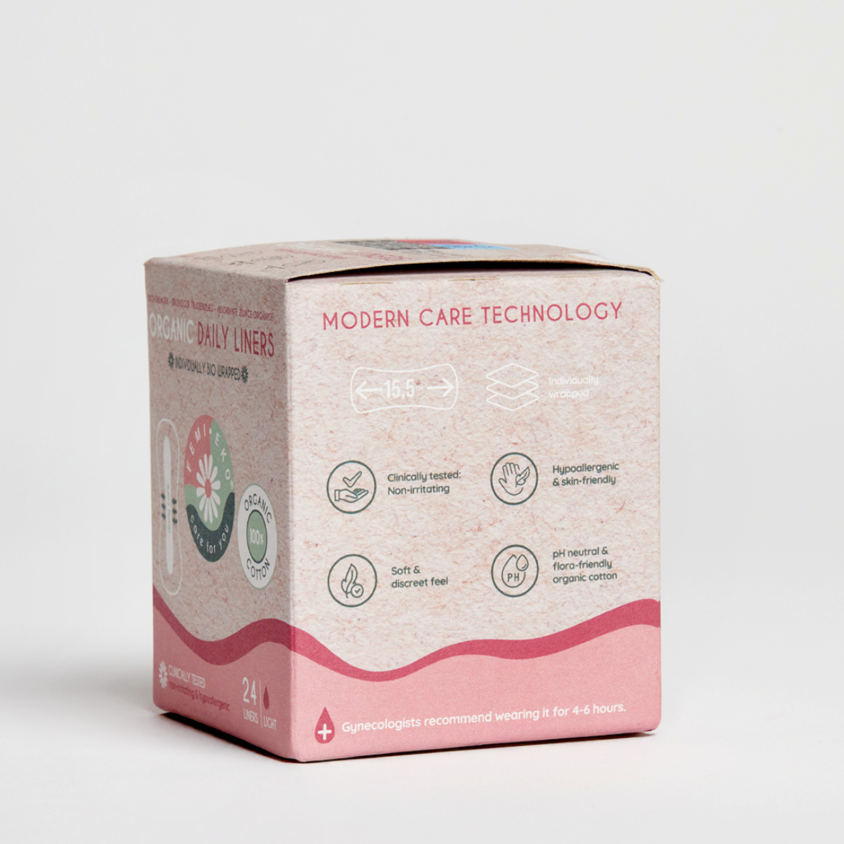 Absorbante zilnice din bumbac organic | 24 buc