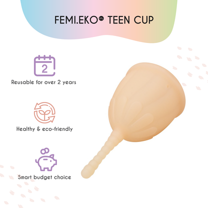 Cupă menstruală | Mărimea XS | Adolescente | Powder