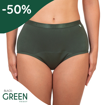 Nova | Chiloți Menstruali | Hipster | Verde