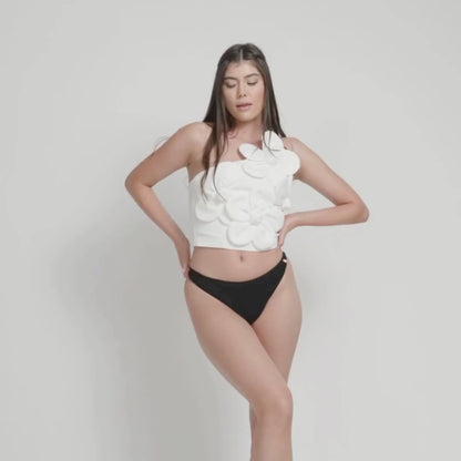 Eda | Chiloți menstruali | Tanga | Negru