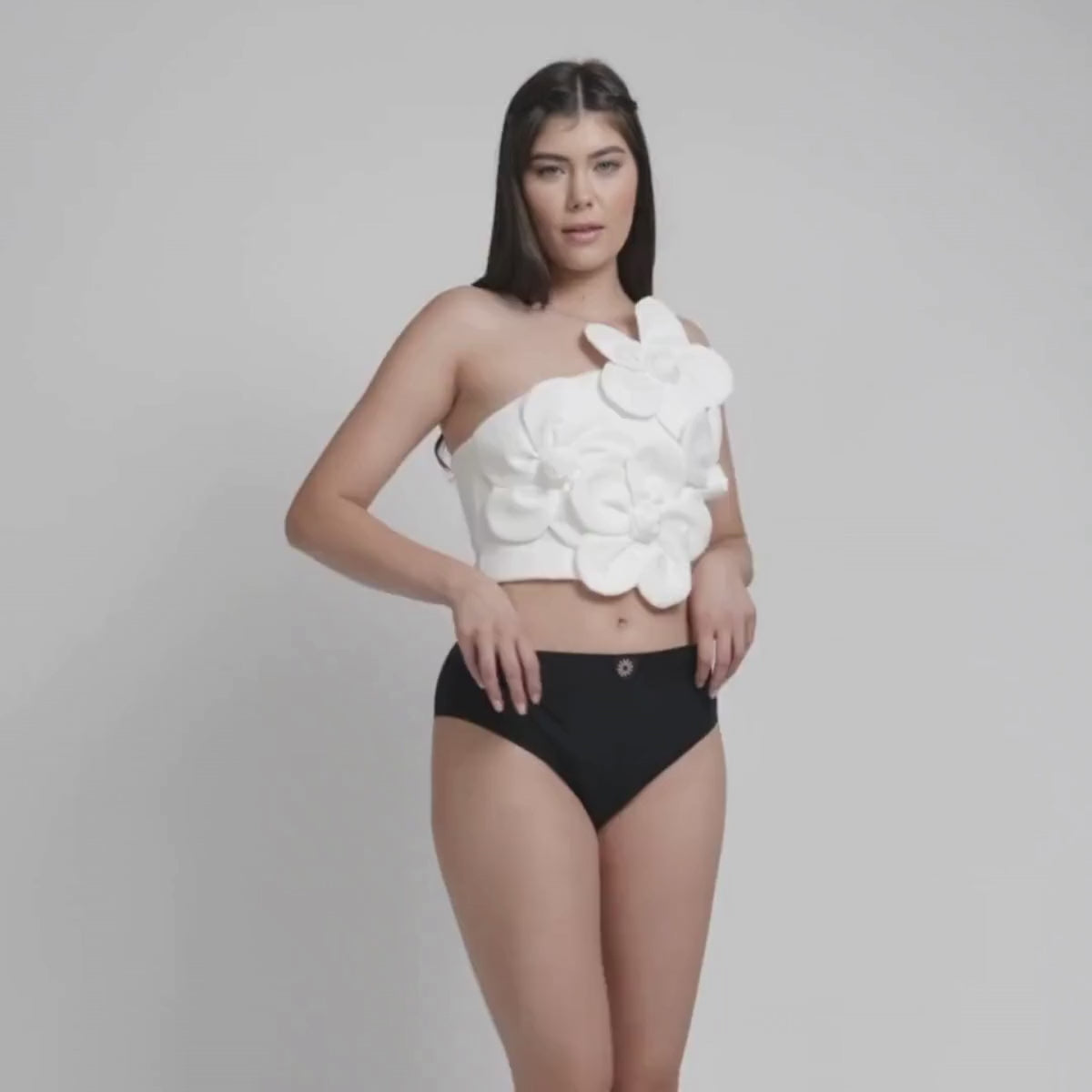 Încărcă videoclipul: Margaret | Chiloți menstruali | Talie înaltă | Negru